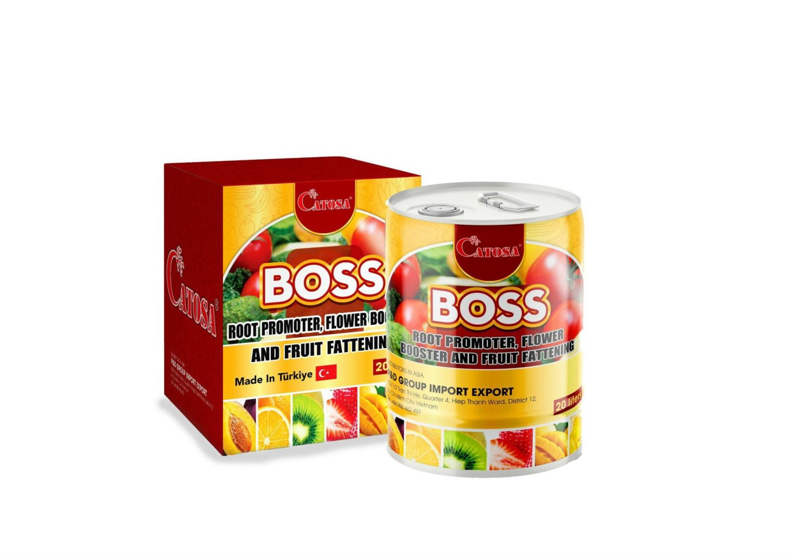 CAN THIẾC BOSS ORGANIC CATOSA 20 LÍT